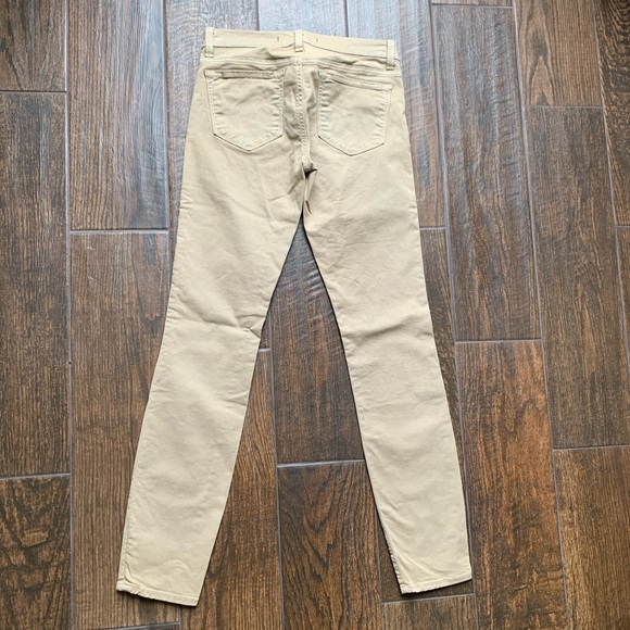 J Brand Khaki Tan Skinny Jeans Made in USA - Picture 3 of 9